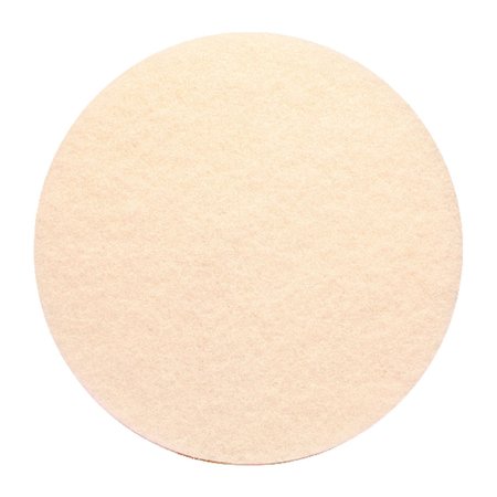 GATOR 13 in. D Non-Woven Natural/Polyester Fiber Floor Pad Disc White 6730